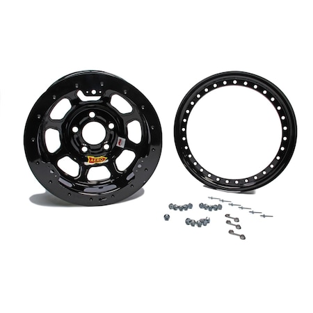 Aero Race Wheels ARW53-184730B 4.75 In. Wheels; Black - 15 X 8 & 3 In.